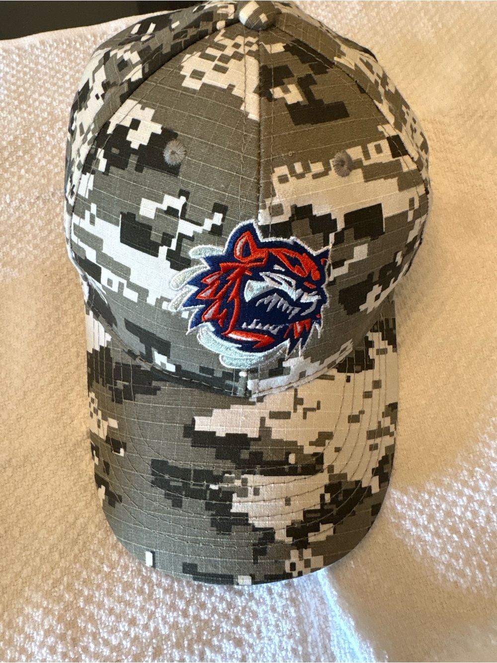 Bridgeport Sound Tigers Digital Camo AHL Hockey Adjustable Hat Cap